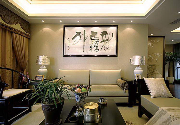  綠城百合209平方別墅新中式風(fēng)格裝修效果圖